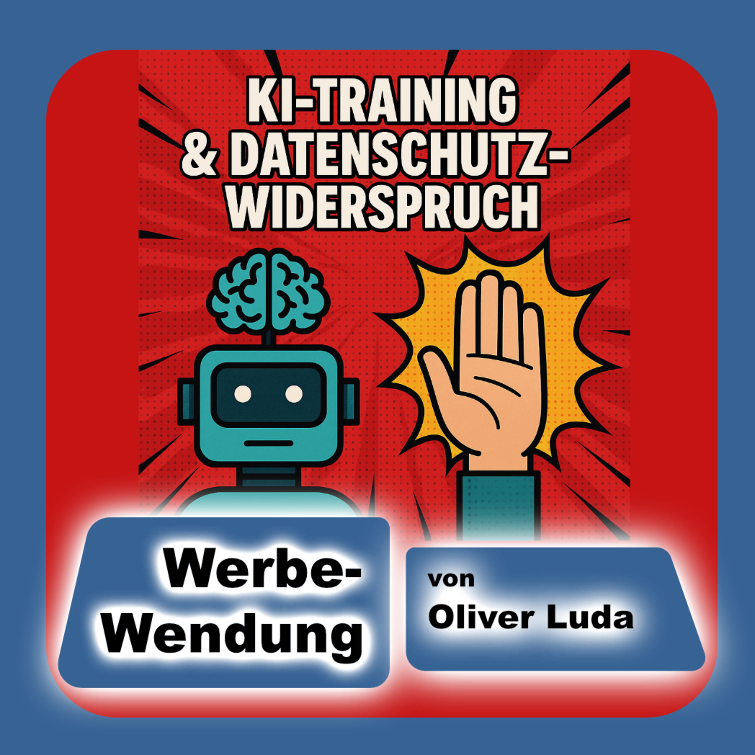 <p>Meta, KI und deine Daten – Solltest du widersprechen?</p><p>Meta will ab Ende Mai öffentliche Daten europäischer Nutzer für KI-Training nutzen. In dieser Folge erfährst du, was das bedeutet, ob ein Widerspruch sinnvoll ist – und was du dafür tun musst. Datenschutz oder Komfort? Eine Entscheidung mit Folgen.</p><p><br></p><p>Dieser Podcast ist KEINE Rechtsberatung. Interessiert Dich das Thema näher, dann unbedingt den eigenen Rechtsanwalt kontaktieren. </p>
