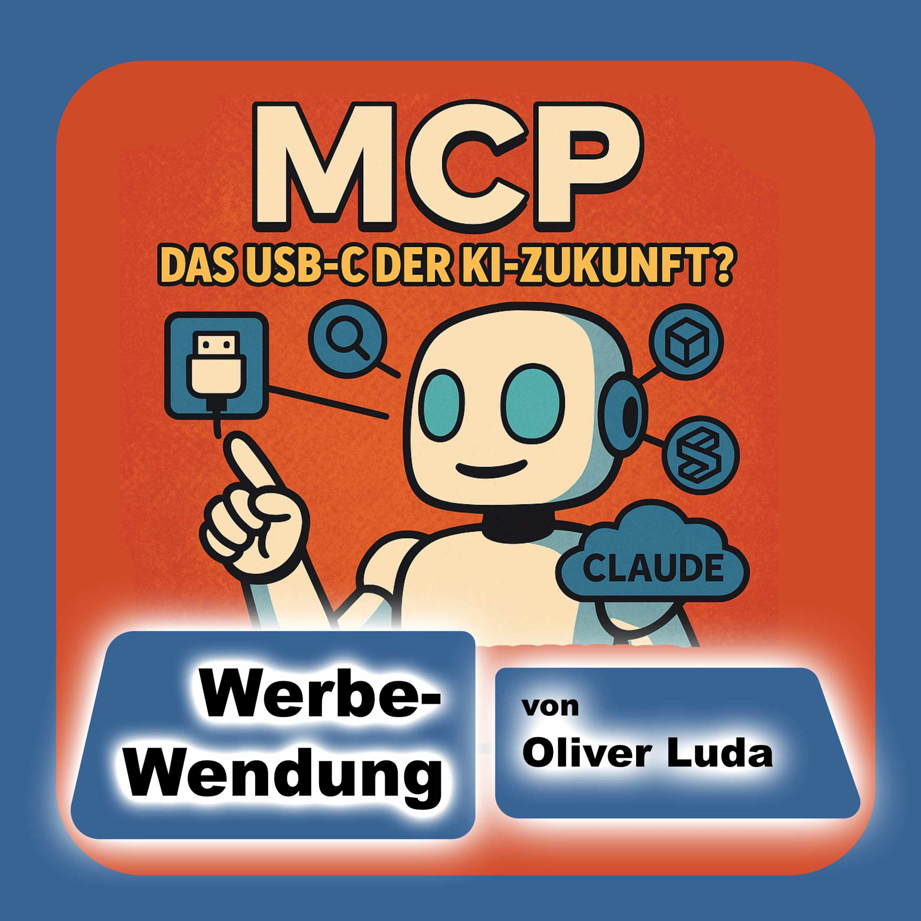 <p>MCP – das Model Context Protocol – könnte die Zukunft der künstlichen Intelligenz revolutionieren. In dieser Folge erklären wir, wie Claude AI über MCP mit Tools wie Vision Studio, Surf oder Blender kommuniziert, warum die Zahl der APIs auf mcp.so rasant wächst und welche Chancen und Risiken diese neue Form der Interaktion mit sich bringt. Eine kritische Einordnung zwischen Technologiehype und Kontrollverlust.</p><p><br></p><p>#MCP #ClaudeAI #KIZukunft #Automation #mcpdotso #Podcast #MCP #ClaudeAI #KISchnittstellen #VisionStudio #TechTalk #AI</p><p><br></p><p>In der Ausgabe 17/2025 berichtet das Magazin C‘t ausgiebig über die Nutzung von MCP in Verbindung mit KI-Agenten. Die Ausgabe 17/2025 erscheint am 08.08.2025.</p>
