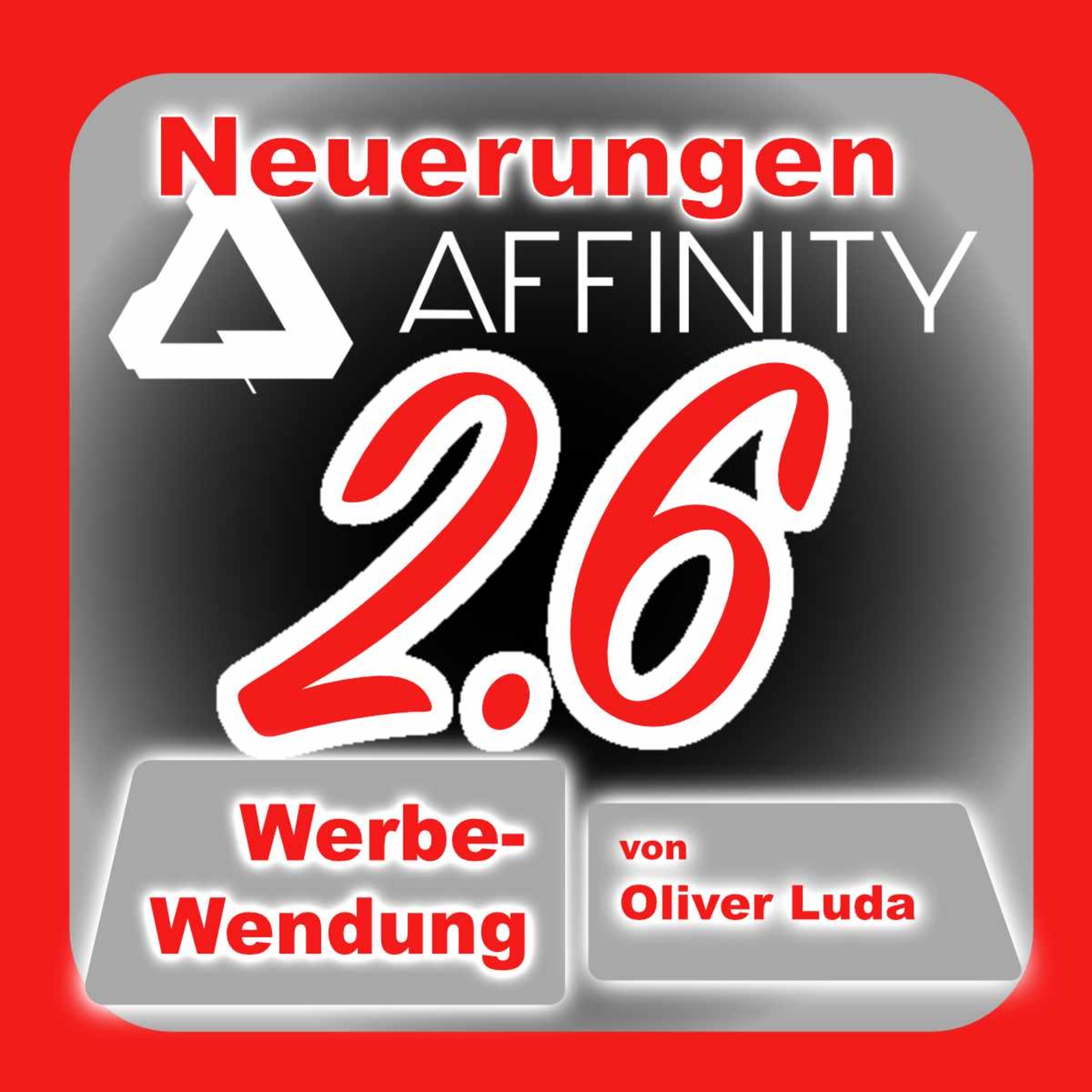 <p>Podcast: Die neuen Funktionen in Affinity Photo, Designer und Publisher in der Version 2.6

Willkommen zu einer weiteren Episode unseres Podcasts Werbe-Wendung! Wer meinen Podcasts und Blogs kennt, der weiß das ich ein Freund der Produkte von Affinity bin. Mir ist Festpreissoftware wesentlich Sympathischer als Software für ein schwer kündbares Abo-Modell. Heute schauen wir uns die Neuerungen der Version 2.6 der Affinity Suite, bestehend aus Photo, Designer und Publisher, an. Ich versuche die wichtigsten Updates und Funktionen zu besprechen, die diese Version von der vorherigen 2.5 unterscheiden, und wie diese kreativen Projekte bereichern können.
Die Affinity Suite werde ich an dieser Stelle nicht vorstellen. Kennen Sie die Software noch nicht, schauen Sie sich bitte meinen Blog unter www.luda.de an.</p><p>#affinity #publisher #designer #photo #version2.6 #publishing #dtp #ki #ai #lm
</p>
