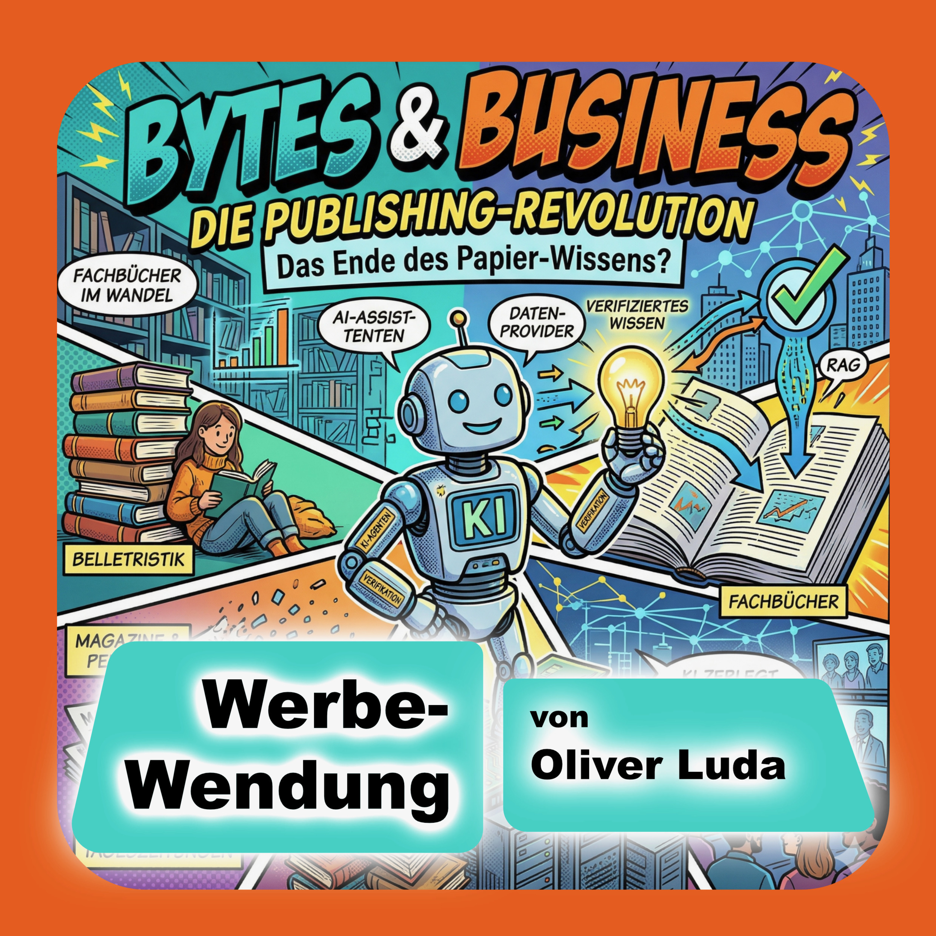 <p>Hand aufs Herz: Wann hast du das letzte Mal ein 500-Seiten-Fachbuch von vorne bis hinten gelesen? 🤔</p><p>Die Regale verstauben, während wir unser Wissen längst „Just-in-Time“ beziehen: YouTube-Tutorials für den schnellen Skill, interaktive KIs für komplexe Architektur-Fragen. Das Fachbuch, wie wir es kennen, stirbt – aber das Wissen dahinter wird wertvoller denn je. 🚀</p><p>In der neuen Folge von „Bytes & Business – Die Publishing-Revolution“ spreche ich darüber, wie die KI das Verlagswesen in vier Sektoren zerlegt und völlig neu zusammensetzt:</p><p>📚 Belletristik: Warum das gedruckte Buch hier unser „Analog-Safe-Space“ bleibt.</p><p>📰 News & Magazine: Der Kampf gegen die Atomisierung der Nachrichten.</p><p>Explizit im Fokus: Das Fachbuch 2.0. Wir klären die brennenden Fragen:</p><p>• Können wir KI-Antworten wirklich trauen? (Stichwort: Echtzeit-Faktencheck & RAG)</p><p>• Wie werden Verlage zu Daten-Providern?</p><p>• Und was bedeutet das für uns Experten und Content-Creator?</p><p>Hör rein und erfahre, warum du kein Buch mehr kaufen musst, um ein Profi zu werden – und warum „Grounding“ die neue Währung für Vertrauen ist. 🎧✨</p><p>Jetzt reinhören: [Link zu deinem Podcast]</p><p>#KI #Publishing #MarketingTech #Innovation #Podcast #Fachbuch #DigitalTransformation #FutureOfWork</p>
