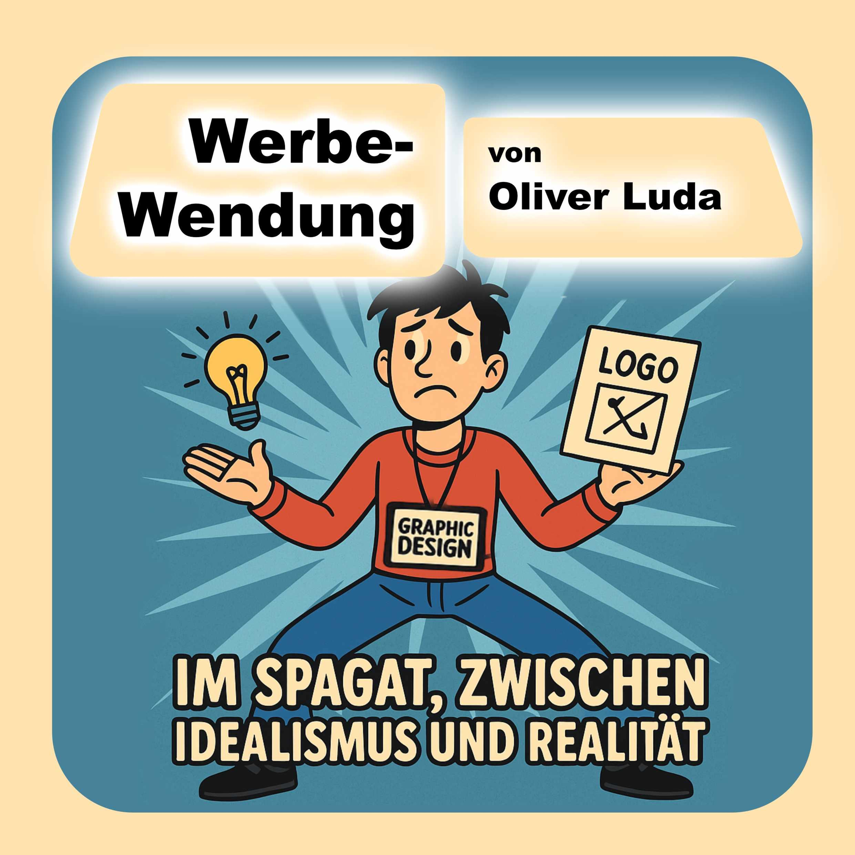 <p>Werbe-Wendung heute: Ironie oder Idealismus? Der kreative Spagat im Design</p><p><br></p><p>Willkommen zu einer neuen Folge von Werbe-Wendung – der Podcast über die Wirklichkeit hinter der Vision. Heute sprechen wir über ein Thema, das vielen Kreativen unter den Nägeln brennt: den feinen, manchmal frustrierenden Spagat zwischen Idealismus und Ironie im Designberuf.</p><p>Was passiert, wenn aus Leidenschaft ein Job wird? Und warum scheinen so viele Designer inzwischen über ihren Beruf zu lachen – statt ihn zu feiern?</p><p>Vor ein paar Jahren glaubten viele noch fest daran: Design kann die Welt verändern. Design Thinking war das neue Zauberwort. Mit Post-its und Workshops wollte man jedes Problem lösen – gesellschaftlich, wirtschaftlich, ökologisch.</p>
