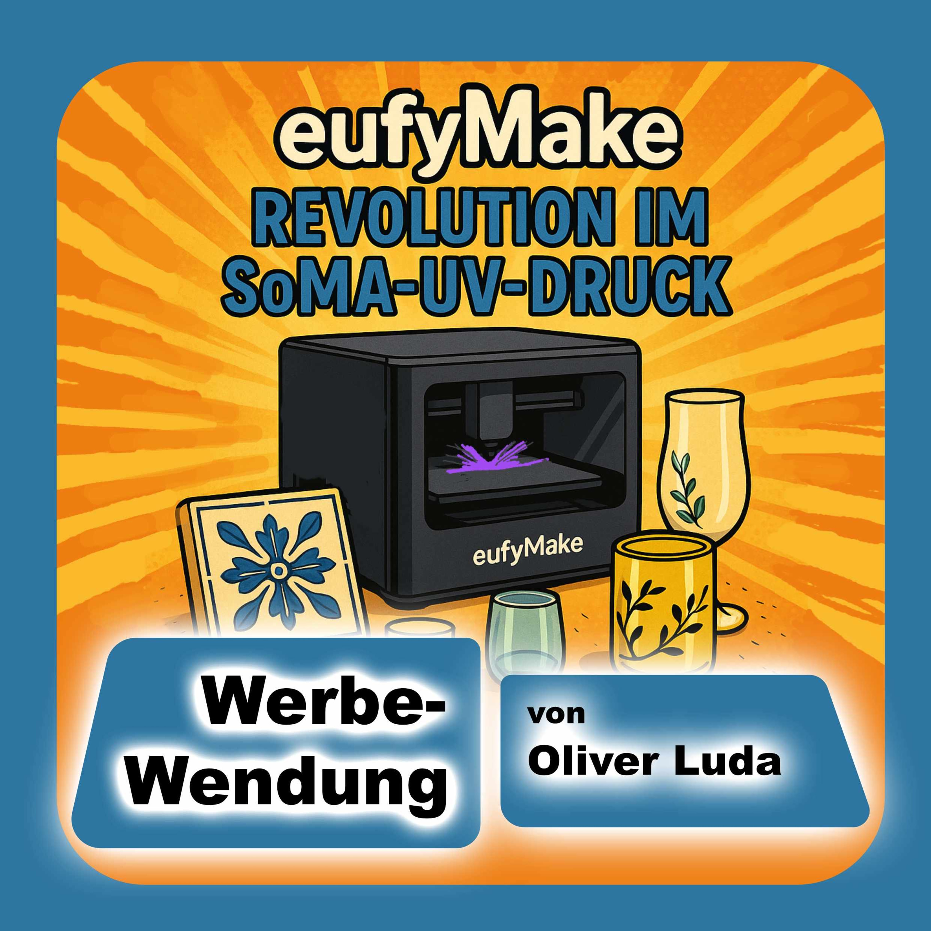 <p>Willkommen bei Werbe-Wendung! In dieser Episode tauchen wir ein in die faszinierende Welt des Heim-UV-Drucks.</p><p>Der neue eufyMake E1 bringt professionelle UV- und 3D-Texturdrucktechnologie direkt in Small Manufactures und Homeoffices.</p><p>Wir sprechen über den Hersteller Anker Innovations, die vielseitigen Anwendungsmöglichkeiten – von personalisierten Tassen bis zu individuellen Fliesen – und analysieren Investitions- sowie Betriebskosten.</p><p>Außerdem schauen wir auf das Rotationsmodul und die geplante Auslieferung.</p><p>Ob für kreative Einzelunternehmer oder passionierte Bastler: Der E1 eröffnet neue Horizonte!</p><p><br /></p><p>Jetzt reinhören und kreativ durchstarten!</p><p><br /></p><p>#UVDruck #Individualisierung #NewBusiness #Glasdekoration #3d-Druck #Dekoration #Gestaltung #Design</p>

