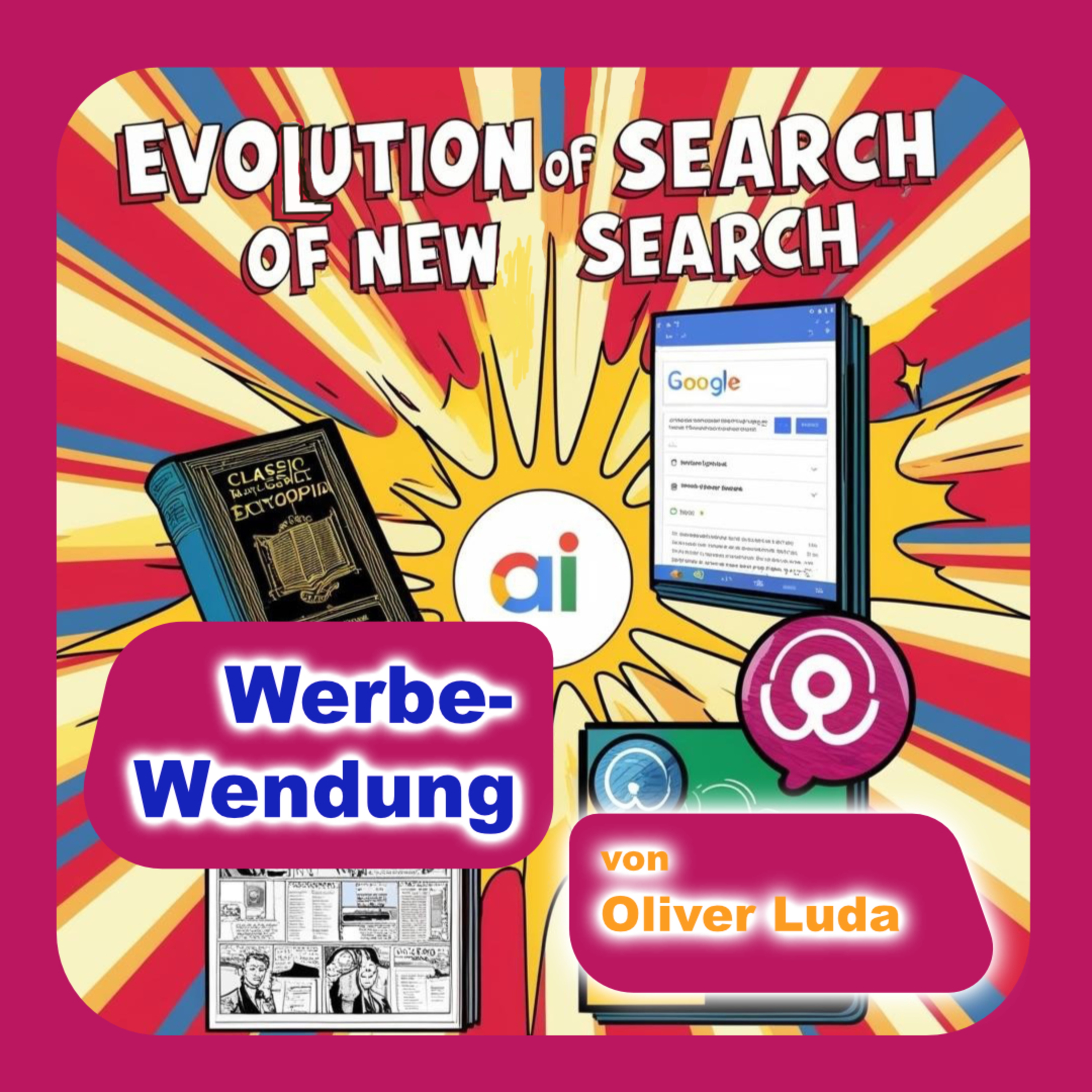<p>Werbe-Wendung zum Thema Online-Recherche - Teil 1</p>
<p> </p>
<p>Ein Podcast von Oliver Luda </p>
<p>Suchte man früher einen Lieferanten für bestimmte Erzeugnisse so gab es Nachschlage-Werke in Form von gedruckten Büchern. Suchte man keinen Lieferanten, sondern Informationen zu einer Stadt oder Ähnliches, so gab es die dicken 10 Bände Bertelsmann Lexikon oder die Brockhaus Enzyklopädie. </p>
<p>Dabei meine ich mit früher, die 70er und 80er Jahre des letzten Jahrhunderts.</p>
<p>Wir hatten damals bei Deilmann, meinem ersten Arbeitgeber, mehrere Bände des Verlages „Wer liefert was?“ – Ein Verlag der das Geschäftsmodell hatte sich für Einträge von dem entsprechenden Lieferanten bezahlen zu lassen. Als Lieferant wurde man dann in das entsprechende Kategorieregister einsortiert, also Deilmann-Schaustücke stand da zum Beispiel als Displayhersteller drin und gleichzeitig mit der Postleitzahl 505 Porz am Rhein.</p>
<p>#Online-Recherche #KI-Suche #IT-History #IT-Geschichte #marketing-history #perplexity #google</p>
