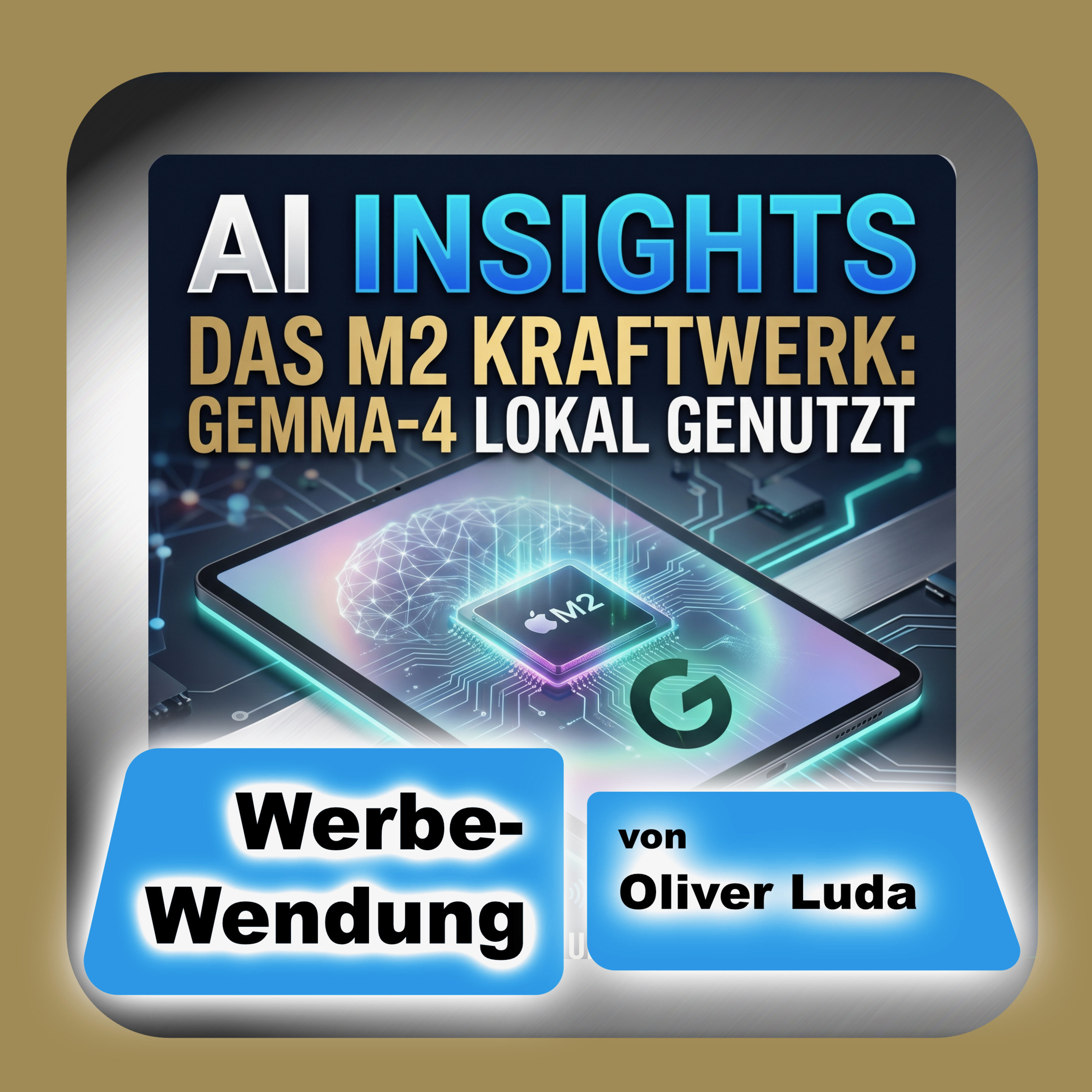 <p>iPad Air M2 + Gemma-4 E4B = 🔥</p><p>Deine KI, deine Daten, dein M2-Chip. Wir checken, wie sich Google’s neues Open-Weights-Modell lokal auf dem 13"-iPad schlägt. 3,6 GB Modellgröße treffen auf pure Performance.</p><p>💡 Der DSGVO-Jackpot: Vertrauliche Dokumente analysieren, ohne Cloud-Zwang. 🛑 Aber Vorsicht: Wo sind die Grenzen des "Goldfisch-Gedächtnisses"?</p><p>🔗 Link in Bio/unten. Reinhören und mobil durchstarten!</p><p>#OnDeviceAI #Gemma #iPadAir #M2 #PrivacyFirst #AIUpdate #Podcast</p>
