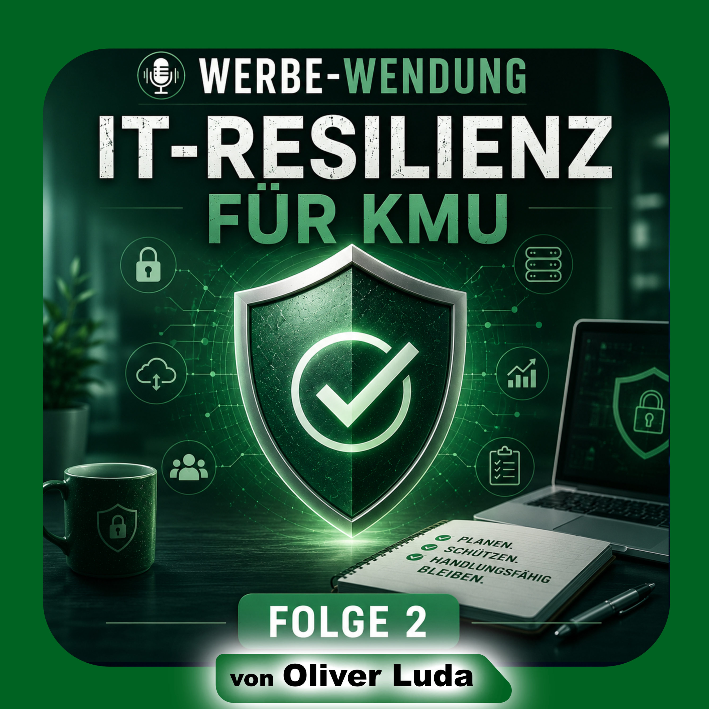 <p><strong>IT-Resilienz klingt oft größer, als sie sein muss.</strong></p><p><br></p><p>Für kleine und mittelständische Unternehmen geht es nicht darum, Konzernstrukturen nachzubauen. Entscheidend ist ein klarer, realistischer Plan:</p><p><br></p><p>Welche Systeme sind wirklich kritisch?<br>Wer hat Zugriff?<br>Funktionieren die Backups wirklich?<br>Gibt es einen Notfallplan?<br>Und wie schnell ist das Unternehmen wieder arbeitsfähig, wenn etwas ausfällt?</p><p><br></p><p>In <strong>Folge 2 von Werbe-Wendung</strong> geht es um den praktischen <strong>90-Tage-Resilienzplan für KMU</strong> — mit konkreten Maßnahmen statt abstrakter IT-Sicherheitsrhetorik.</p><p><br></p><p>Von Multi-Faktor-Authentifizierung über getestete Backups bis hin zu klaren Zuständigkeiten und einem funktionierenden Notfallplan.</p><p><br></p><p><strong>Nicht perfekt starten. Sondern strukturiert besser werden.</strong></p><p><br></p><p><strong>https://www.luda.de/de/it-resilienz-fuer-kmu.html</strong></p>
